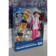 Snowboardos, hódeszkás baba 28 cm