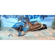 Polaris Motoros szán 1:16 Fém