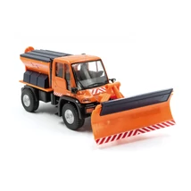 Mercedes-Benz Unimog Hókotró kotrólapáttal modell, játék 1:40