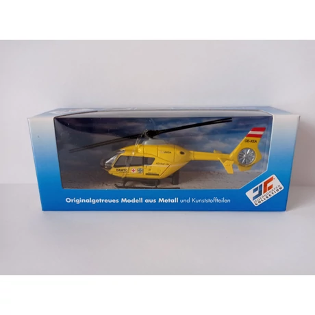 ÖAMTC Osztrák mentőhelikopter modell, játék H0 1:87