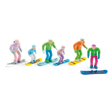6 db Snowboardos figura 1:32